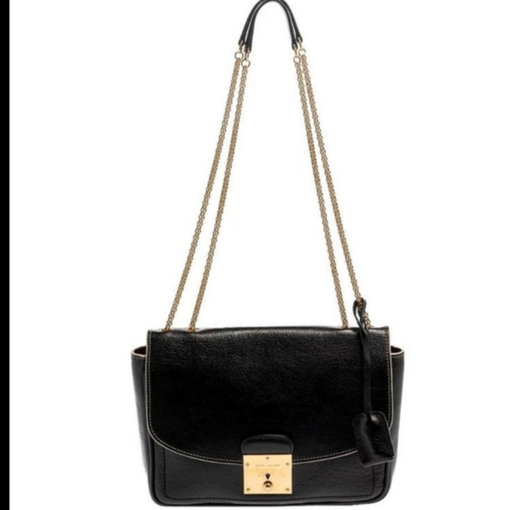 Marc Jacobs "Mini Polly" Convertible Leather Crossbody & Shoulder Bag